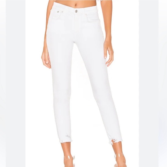 Agolde Denim - AGOLDE White Skinny Jeans size 25